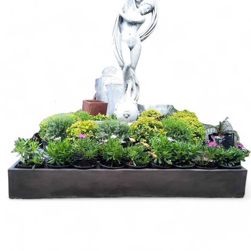 Window Pot Long Weathered Grey - L1400mm x W155mm x H175mm- 20kg