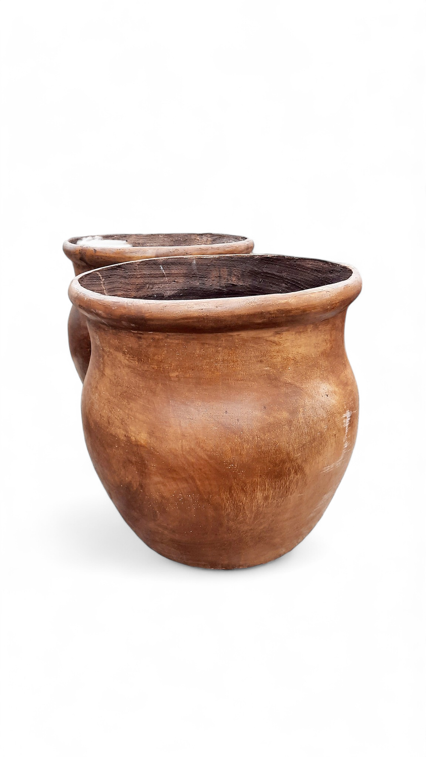 Fatso Flower Pot Large Honeyclay Finish - H640mm x W610mm - 48kg