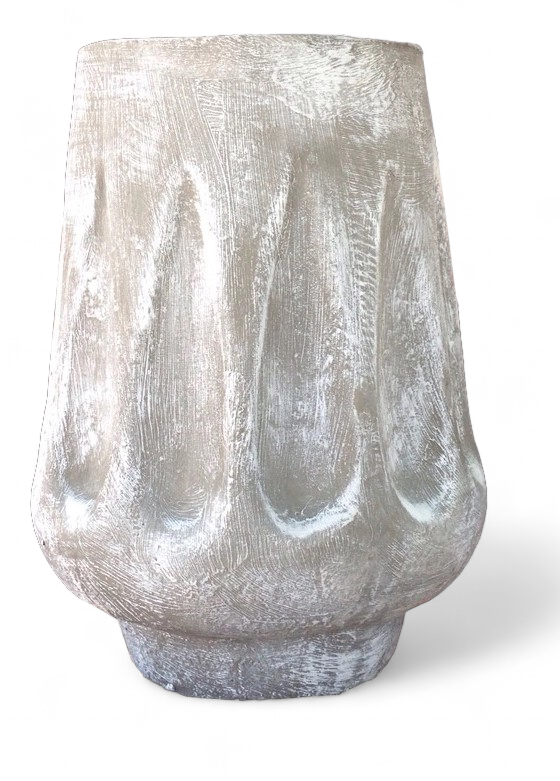 Teardrop Whitewash Finish - H300mm - 18kg