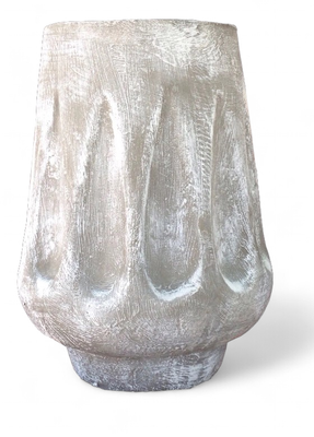 Teardrop Whitewash Finish - H300mm - 18kg