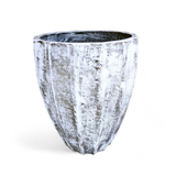 Jackie Pot Large Whitewash Finish - H680mm x W550mm - 29kg