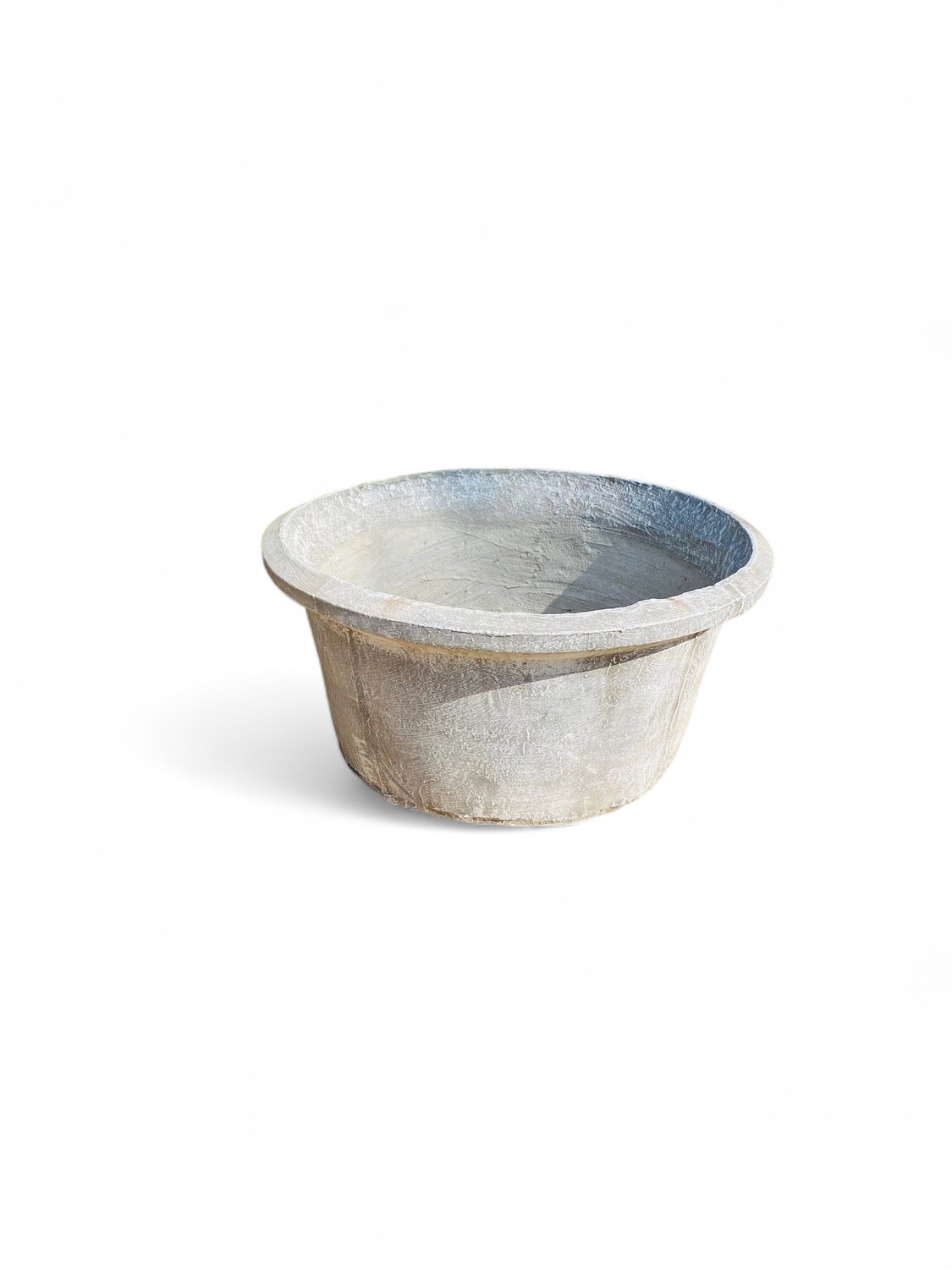 Classic Round Versace Planter Whitewash Finish - H310mm x W640mm - 27kg