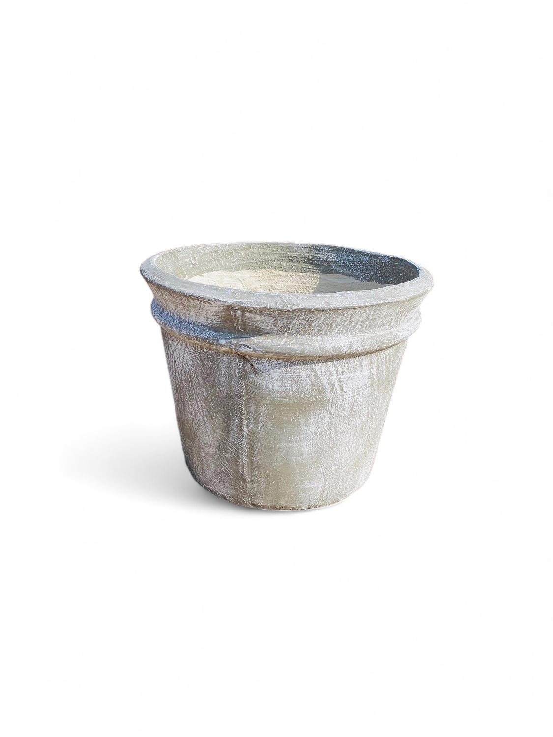 Versace Planter Small Whitewash Finish - H410mm x W540mm - 20kg