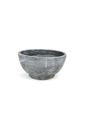 Rock Rose Cactus and Succulent Bowl Whitewash Finish - H200mm x W420mm - 8kg