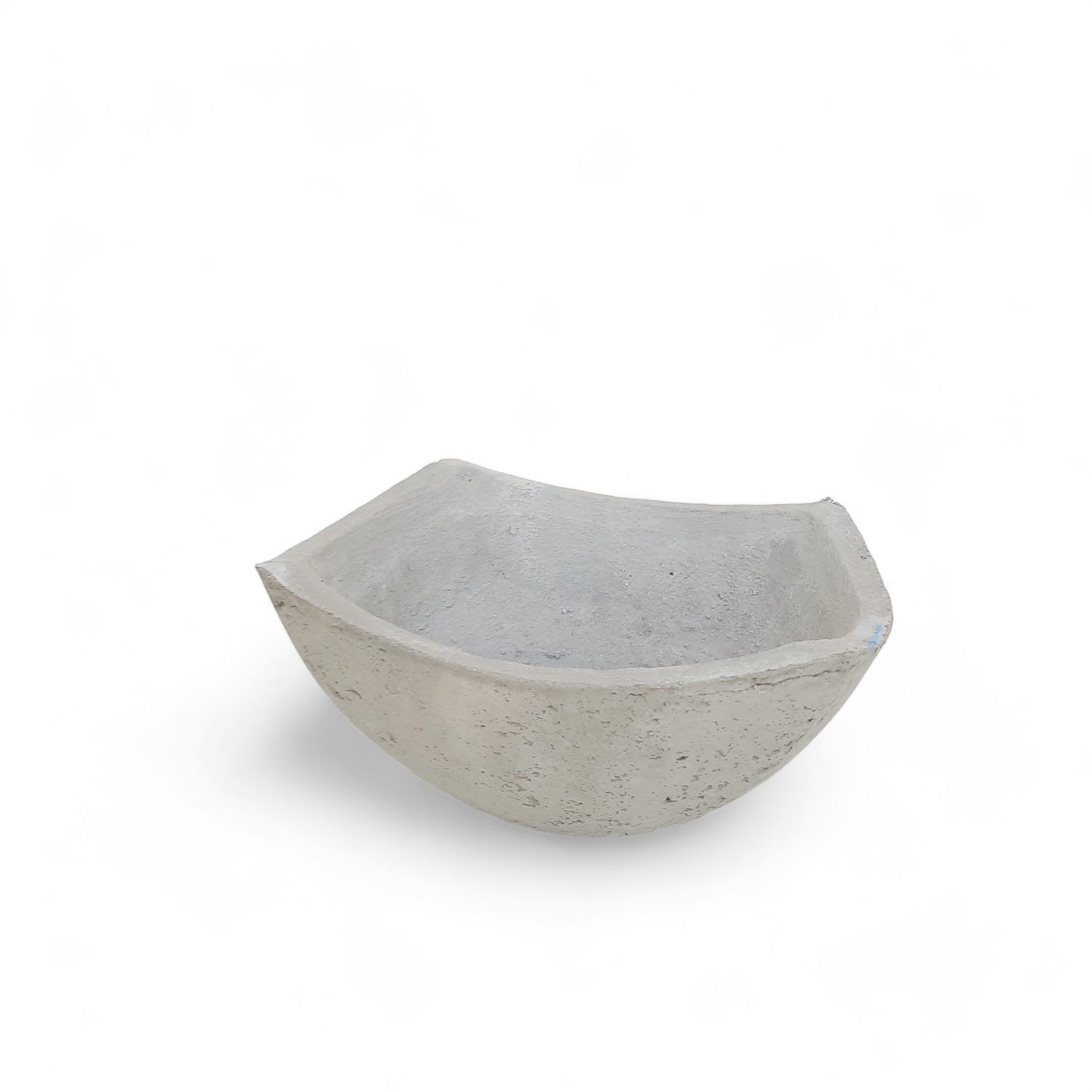 Ekono Lily Bowl Cement Finish - H100mm x W265mm