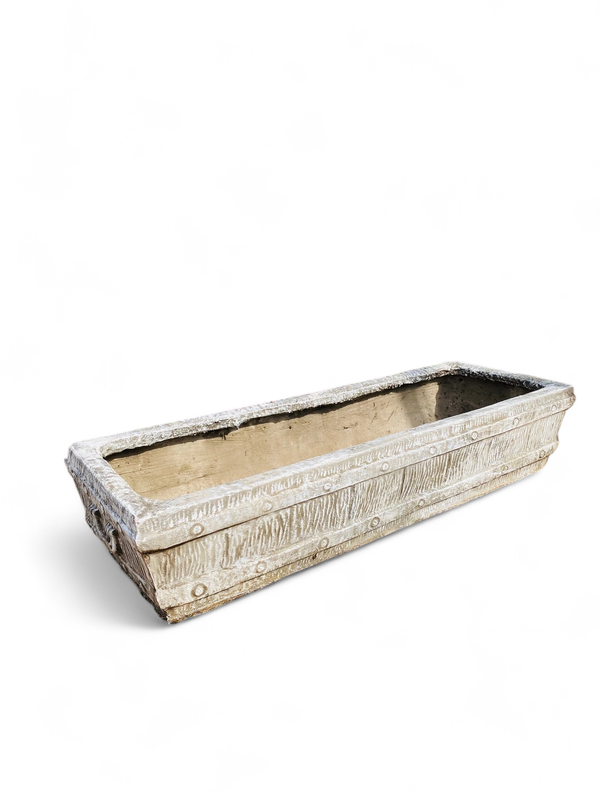 Rectangular Sleeper Large Whitewash Finish - L1304mm x H280mm x W450mm - 61kg