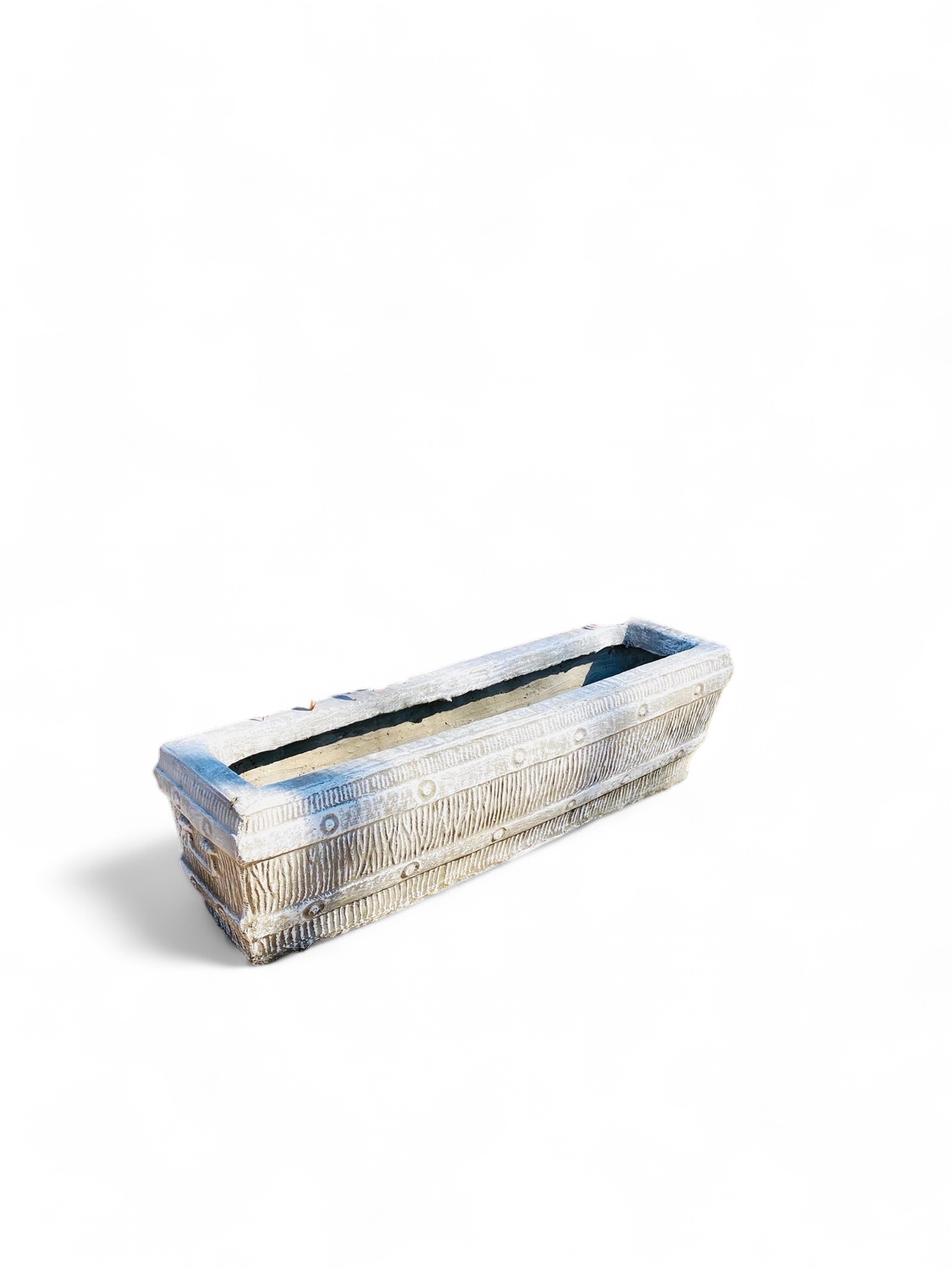 Rectangular Sleeper Small Whitewash Finish - L1000mm x H280mm x W280mm - 33kg