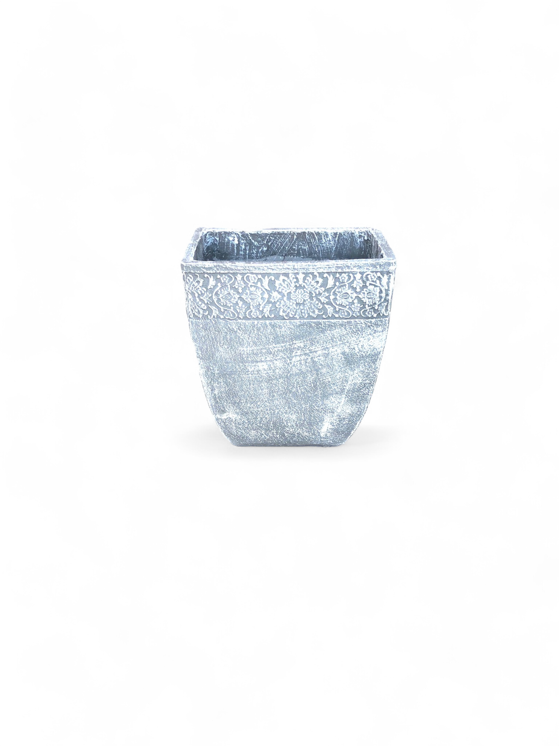 Aero Pot Large Whitewash Finish - H420mm x W400mm - 14kg