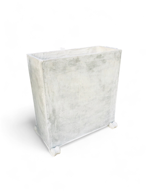 Ondela Rectangular XL Pot Raw Cement Concrete - L1000mm x H1000mm x W405mm - 123kg