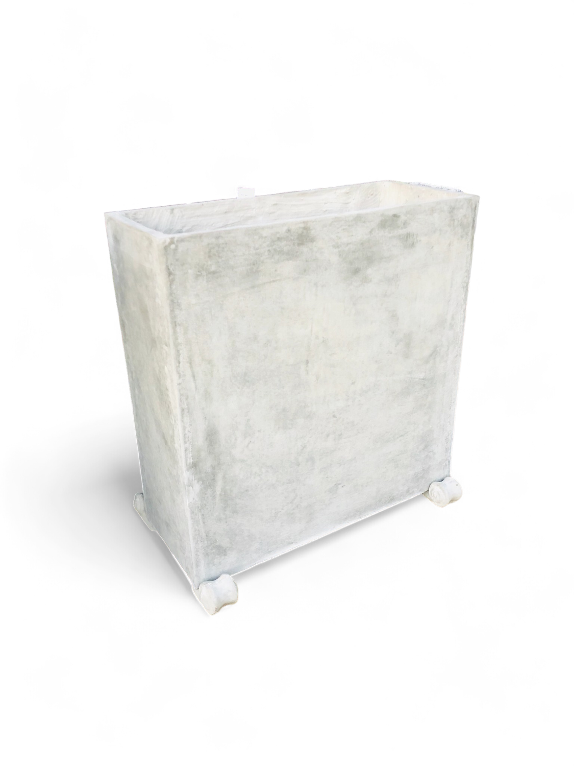 Ondela Rectangular XL Pot Raw Cement Concrete - L1000mm x H1000mm x W405mm - 123kg