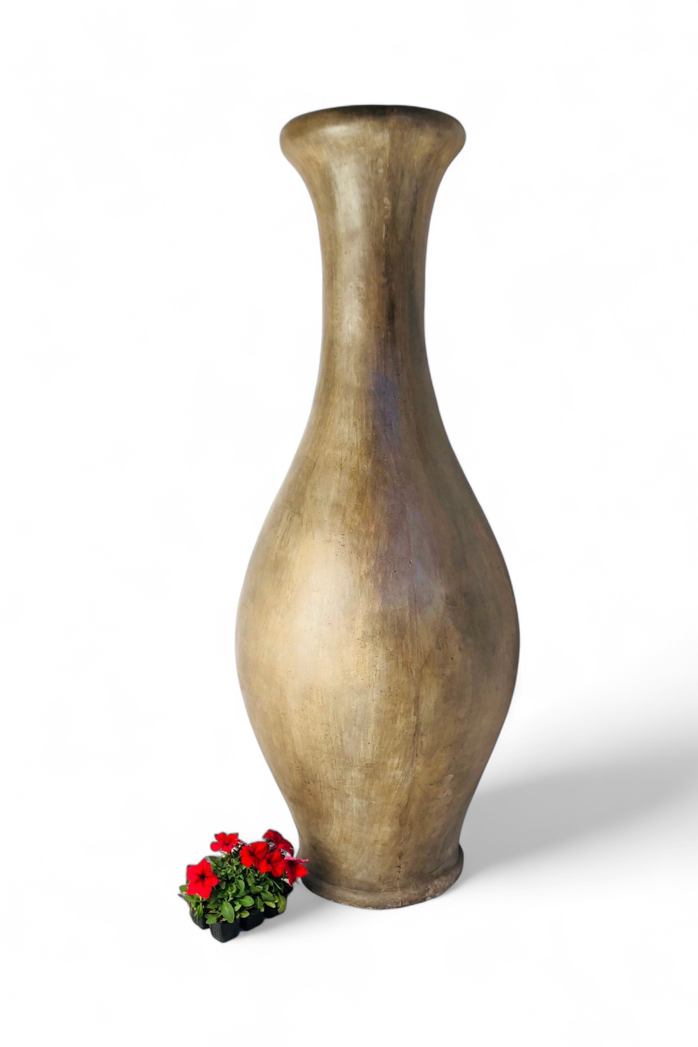 Gracelle Vase Large Weathered Brown Finish - H1620mm x W600mm - 65kg