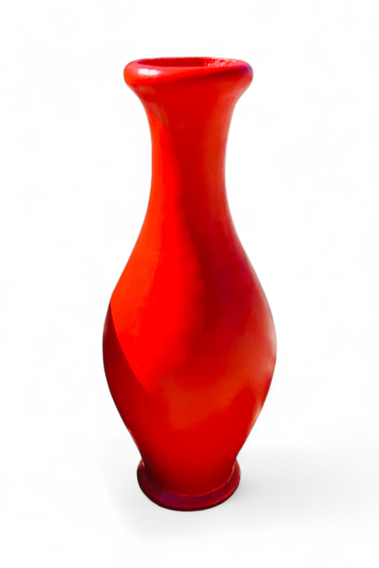 Gracelle Vase Medium Red Finish - H1180mm x W400mm - 30kg