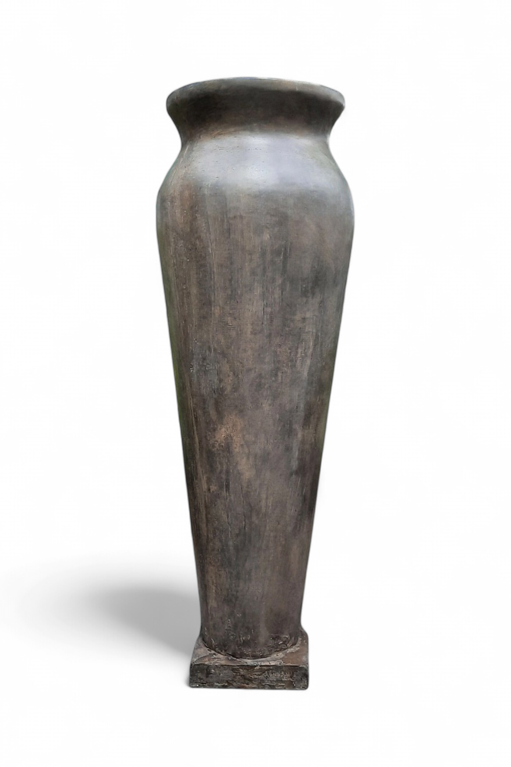 Nadia Vase Extra Large Weathered Grey Finish - Cement Base - H1900mm x W400mm - 70kg
