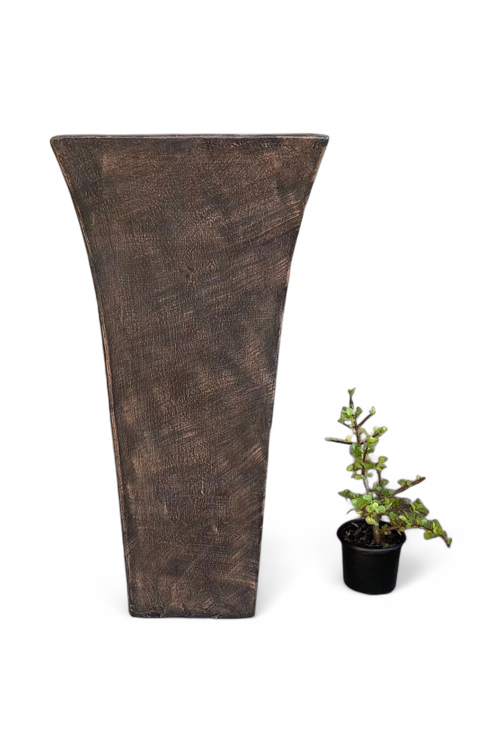Lorraine Pot Large Mecca Brown Finish - H800mm - 27kg