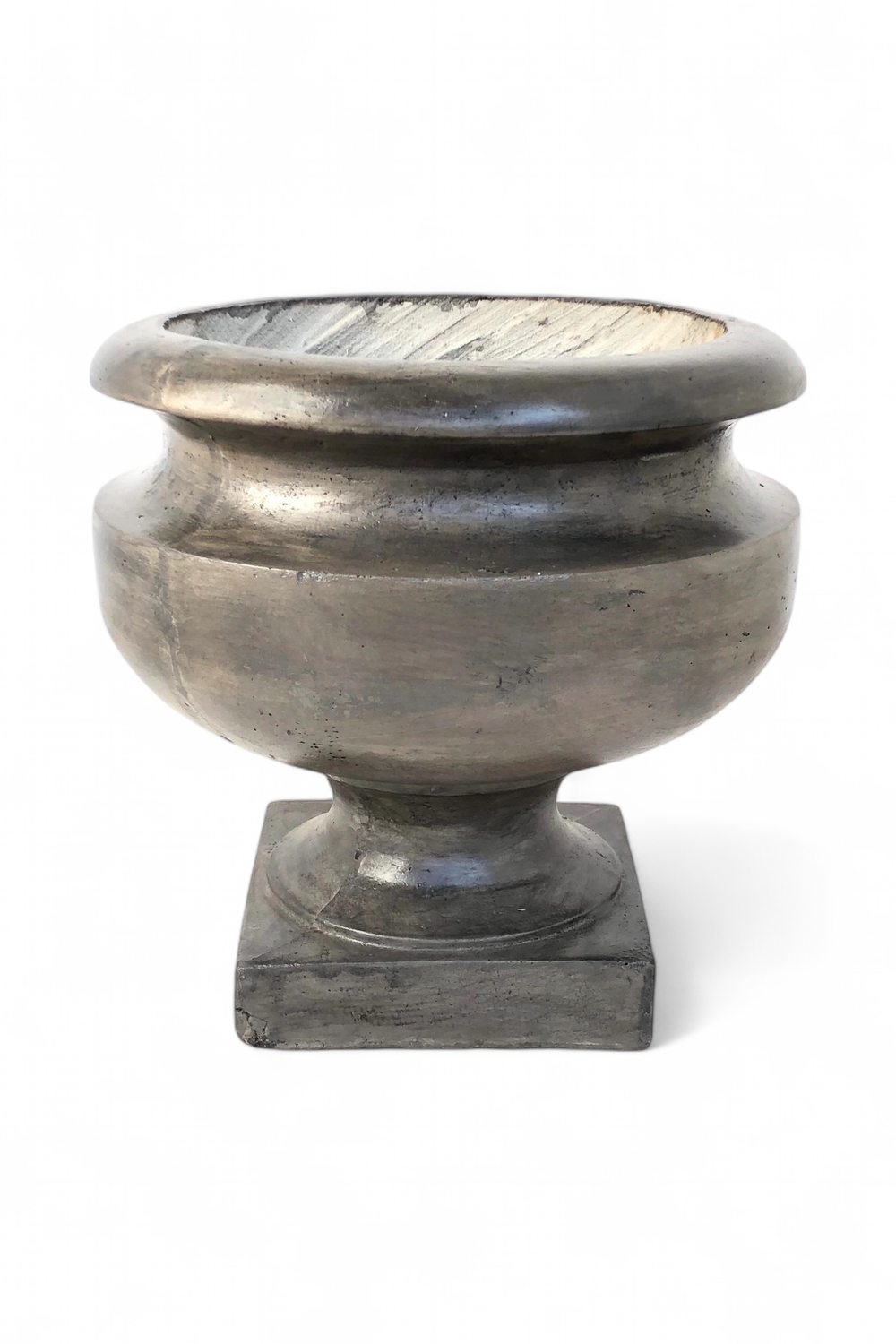 Erika Pot Weathered Grey Finish - H410mm x W420mm - 20kg