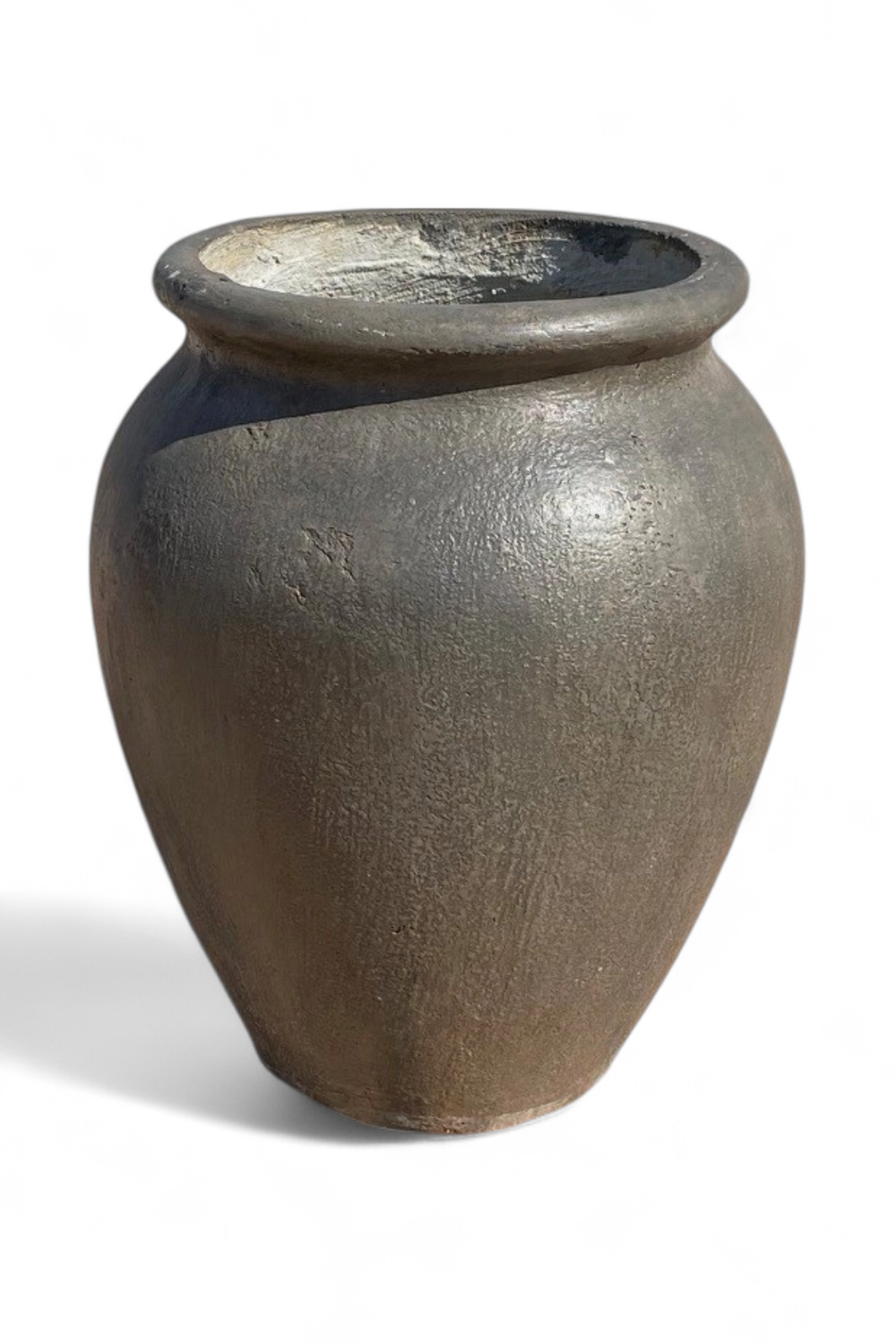 Turkish Jar Medium Weathered Grey Finish - H480mm - 16kg