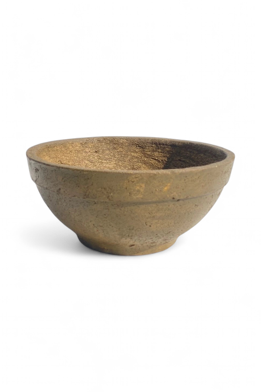 Peace Bowl 2 Large Rustic Antique Amber Finish - H130mm x W300mm - 3kg