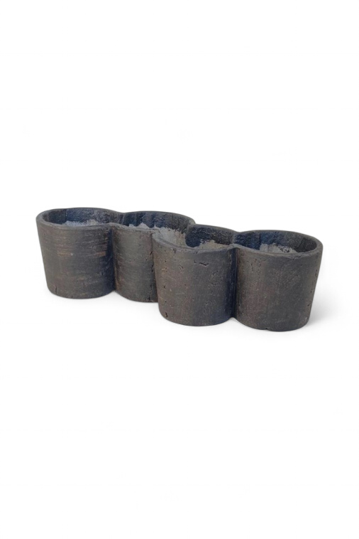 Four-X Multiplanter Mecca Brown Finish - H120mm x L420mm
