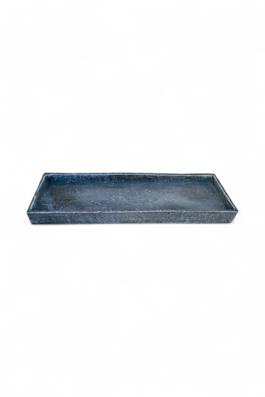 Drip Tray Rectangular Whitewash Finish - W250mm x L520mm - 5kg