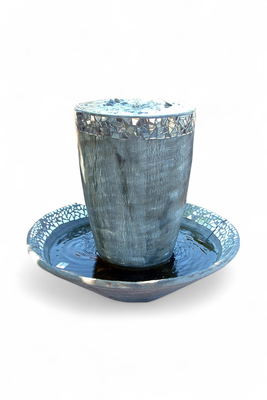 Bergmann&#39;s Fountain with Lid Mosaic (Excluding Pump)