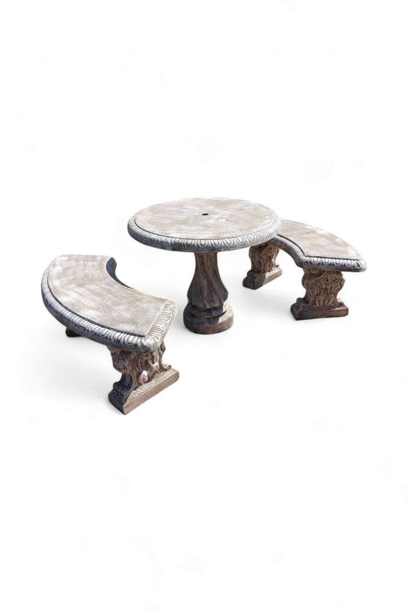 Rams Classic Table Set with Table Top Support  - 9 piece - W1000mm - 557kg