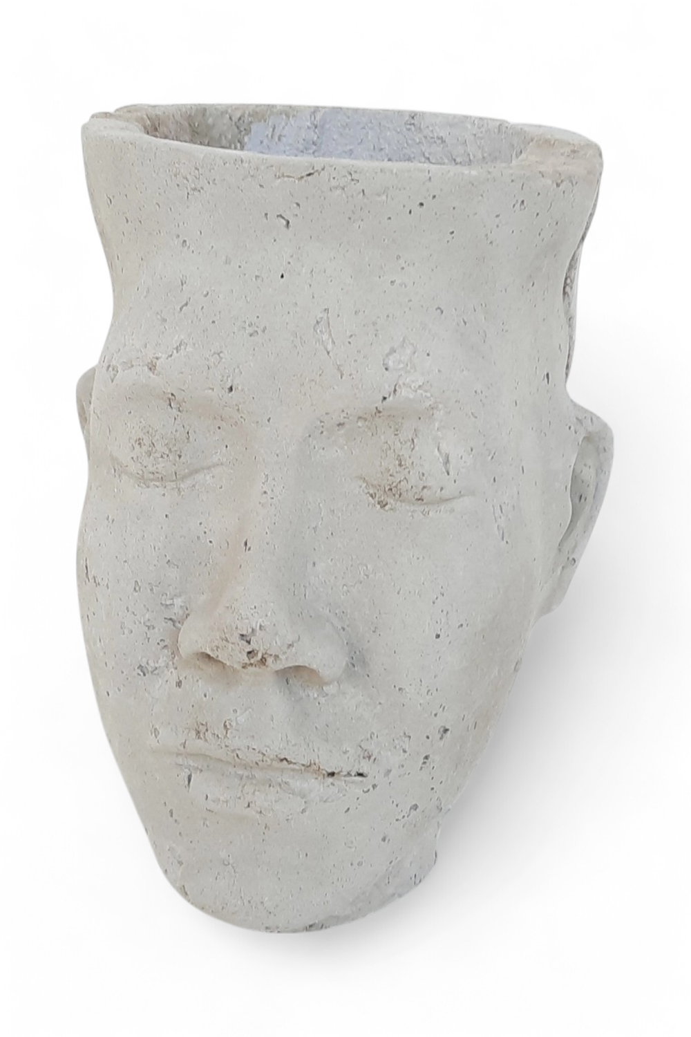 Adam Head Planter Cement Finish - H240mm x W150mm - 3kg