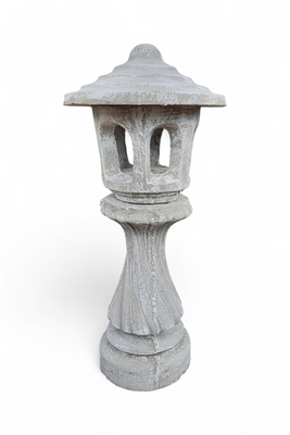 Swazi Spiral Lamp Large Whitewash Finish - H1210mm x W535mm - 138kg