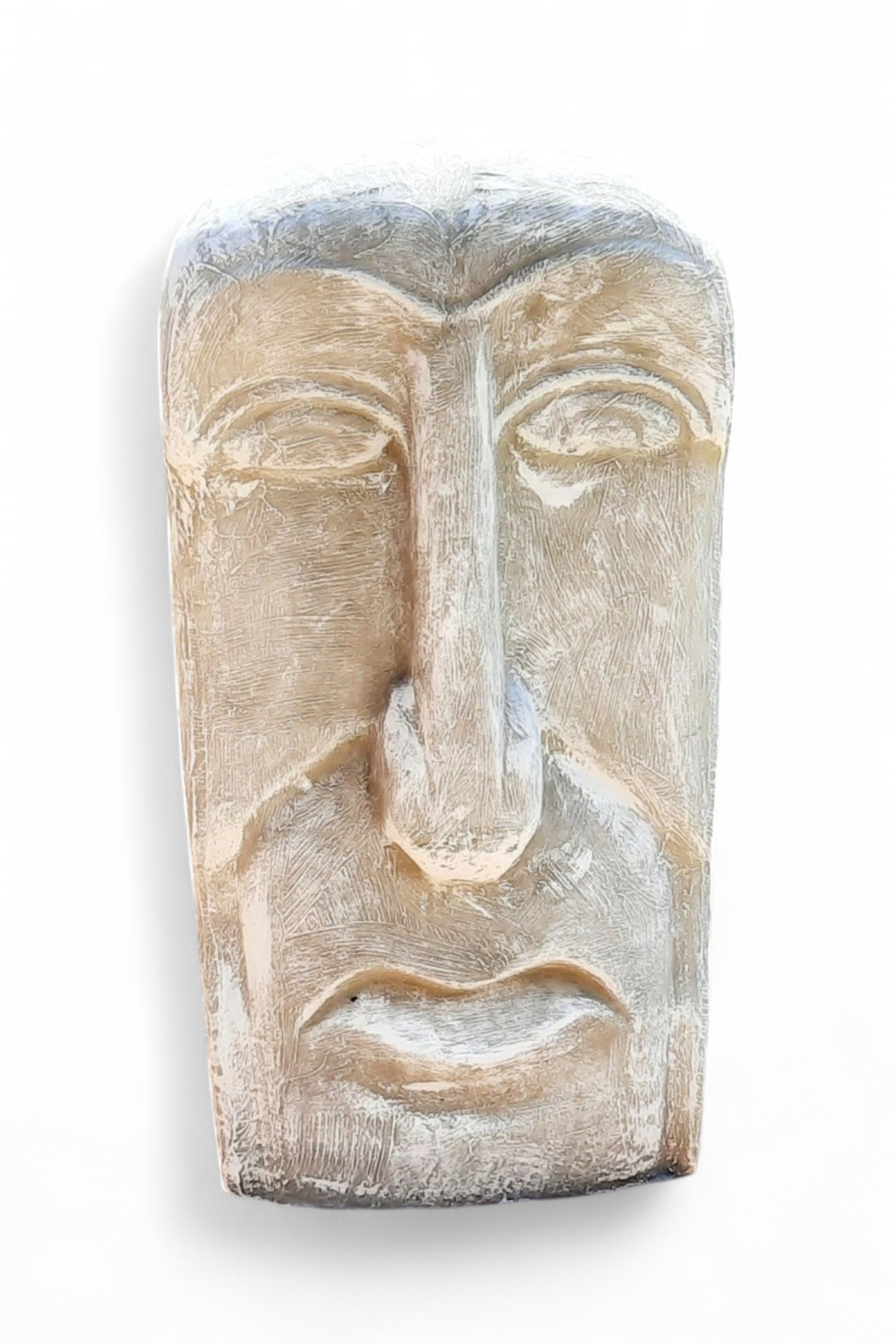 Island Face Large Whitewash Finish - H800mm