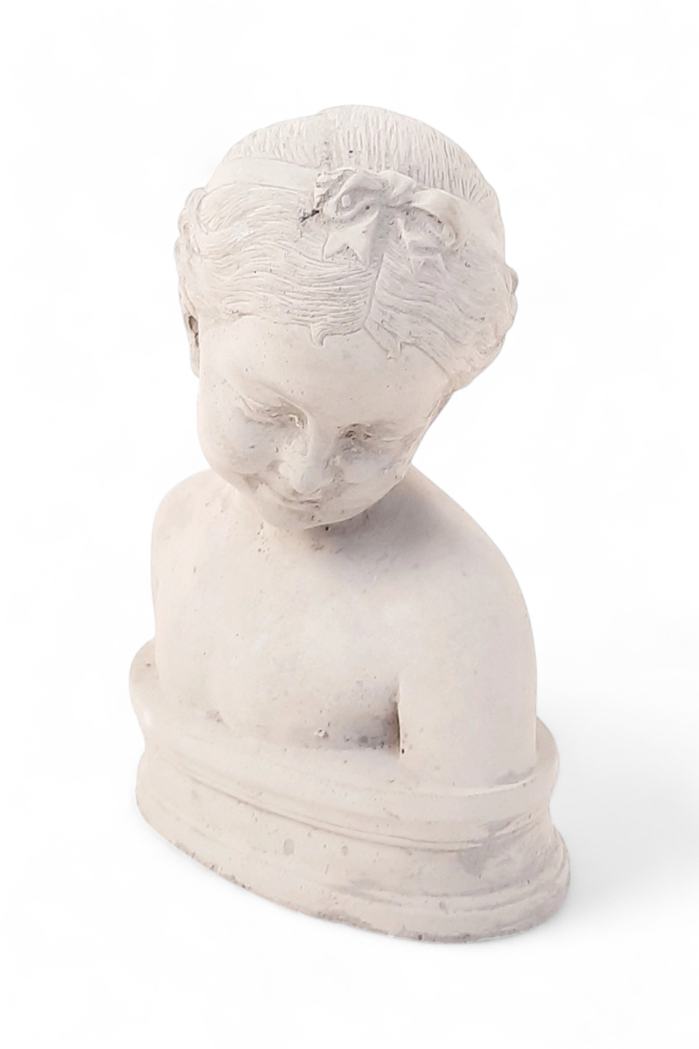Natalie Bust Cement Finish - H250mm x W180mm