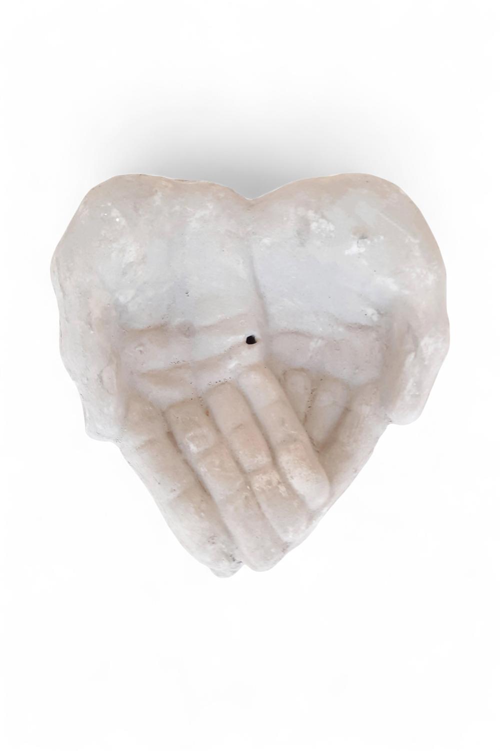 Open Two Hands Cement Finish - H150mm x W270mm