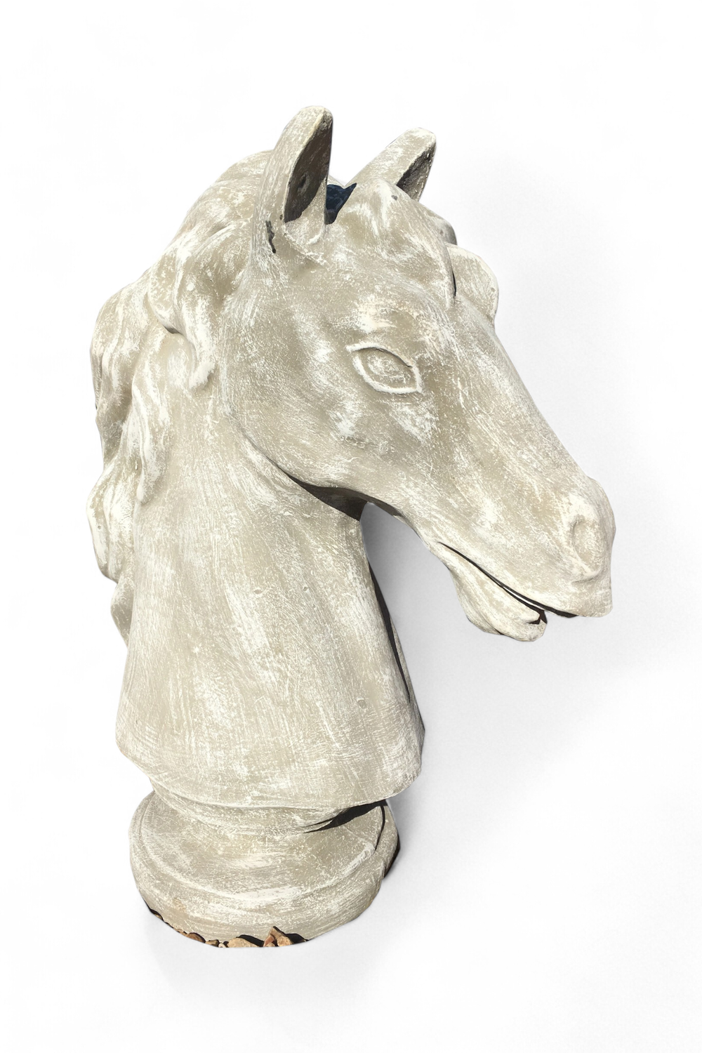 Horse Head Whitewash Finish - H900mm - 56kg