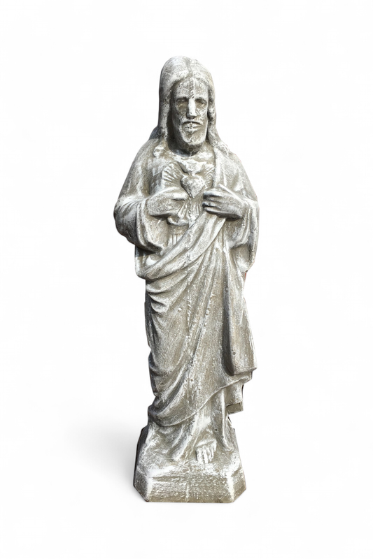 Jesus Whitewash Finish - H800mm - 41kg
