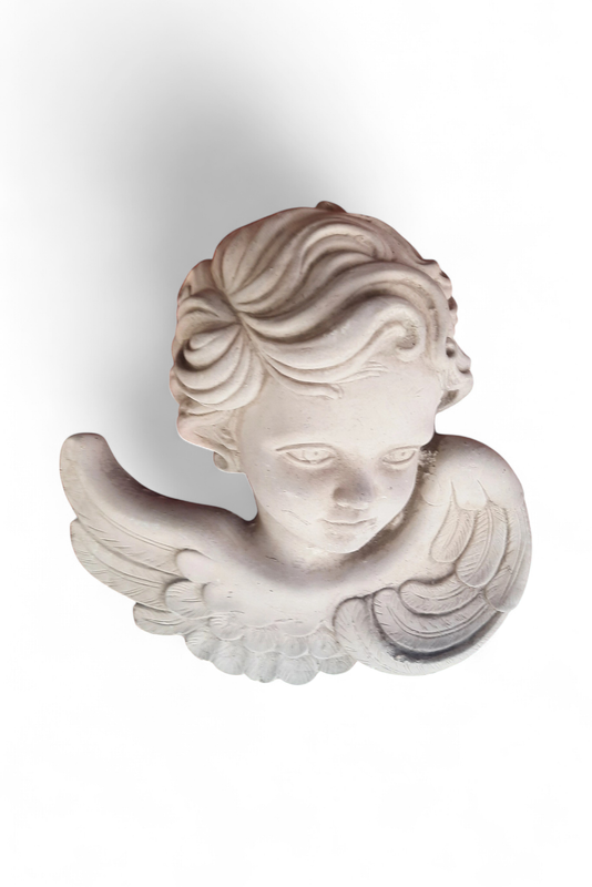 Angel Face Wall Plaque (Left) - W220mm x H200mm