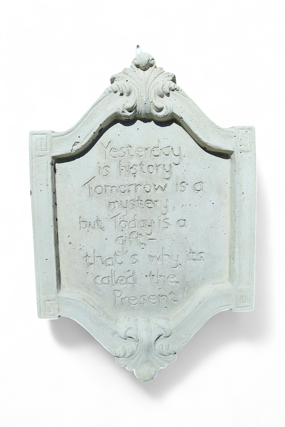 Yesterday Wall Plaque - H360mm x W240mm