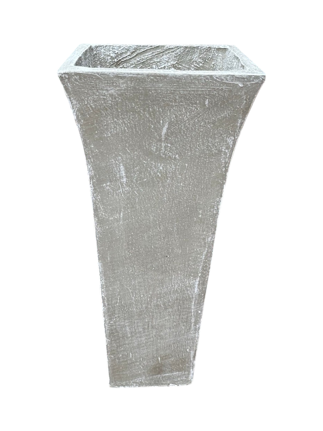 Lorraine Pot Large Whitewash Finish - H800mm x W380mm- 27kg