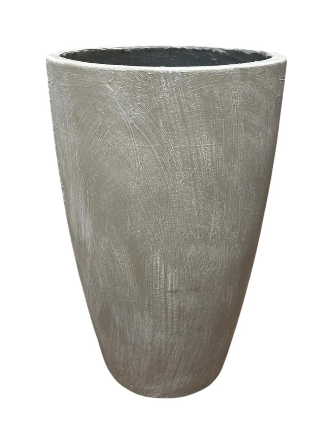 Lechuza Planter Large White Wash Finish - H760mm x W475mm - 28Kg