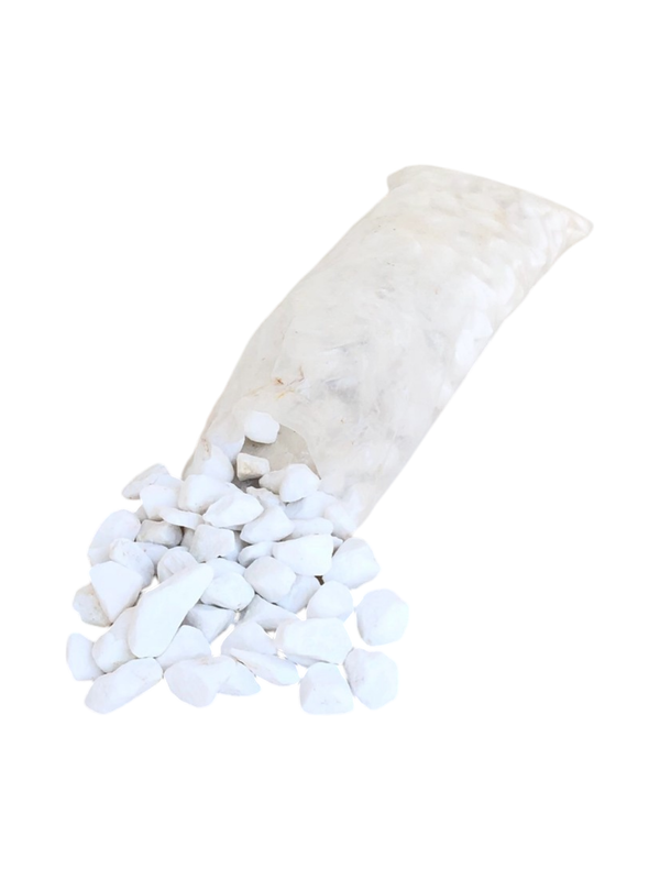 Snow White Pebbles Small 30-40mm