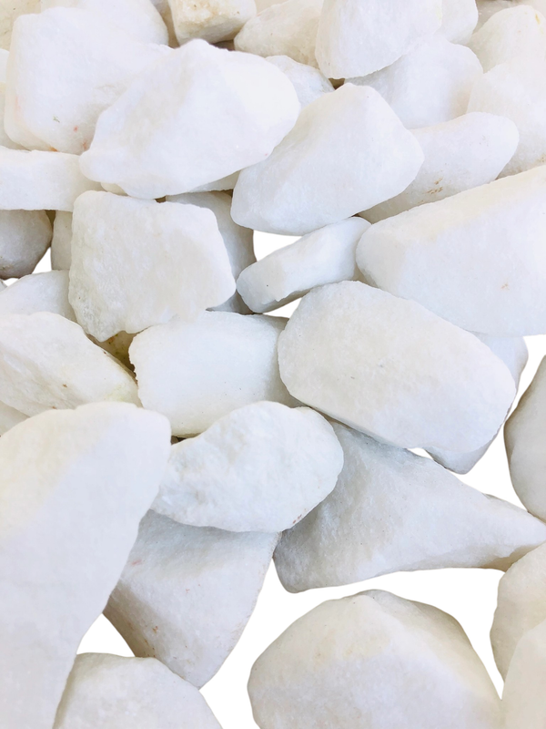 Snow White Pebbles Small 30-40mm
