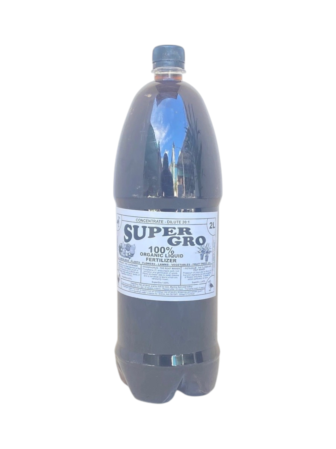 SuperGro 100% organic Fertilizer 2L (makes 20 L)
