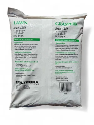 Culterra Lawn Fertilizer  8:1:5 (25) 5kg