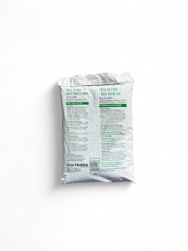 Culterra Vita Flora Fertilizer Fruit and Flower Slow Release Nitrogen 3:1:5 (26) 2kg
