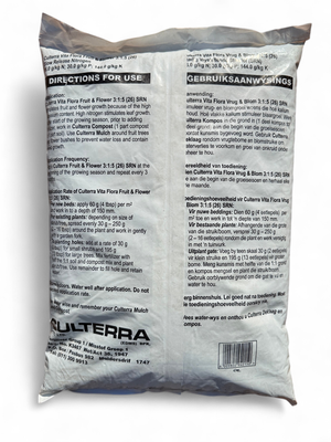 Culterra Vita Flora Fertilizer Fruit and Flower Slow Release Nitrogen 3:1:5 (26) 10kg