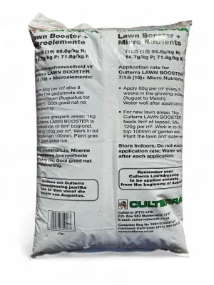 Organic Lawn Booster Fertilizer 7:1:5 (19) Plus Micro Nutrients 10Kg