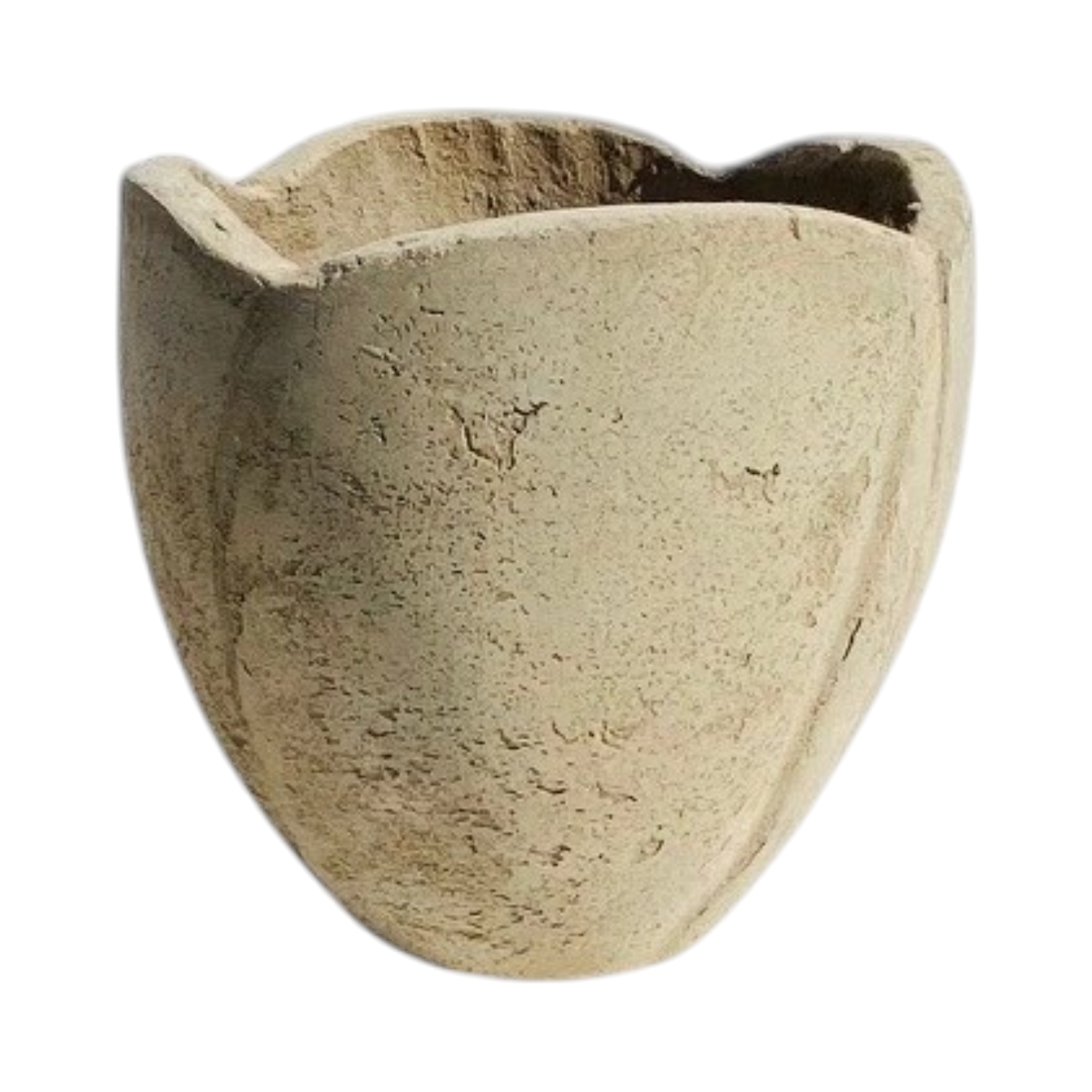 Rose Planter Small Rustic Cement Finish - H260mm - 7kg