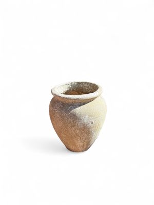 Turkish Jar Small Whitewash Finish - H420mm -W360-Mouth250mm- 12kg