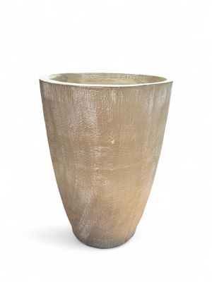 Bergmann&#39;s Pot Extra Large Whitewash Finish - H910mm x W630mm - 60kg