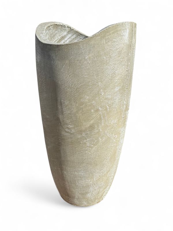 Zip Vase X-Large Whitewash Finish - H1000mm x W450mm - 50kg
