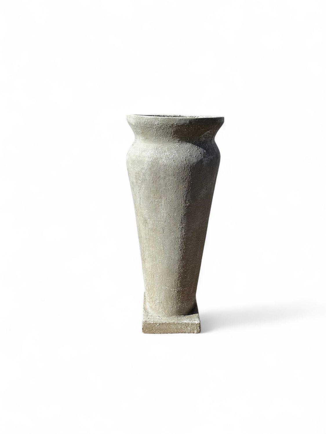Nadia Vase Medium Whitewash Finish - H1010mm x W400mm - 32kg
