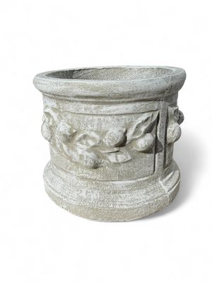 Lemon Pot Whitewash Finish - H400mm x W460mm - 30kg