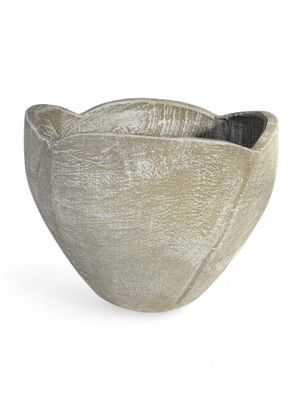 Rose Planter Large Whitewash Finish - H360mm x W460mm- 13kg